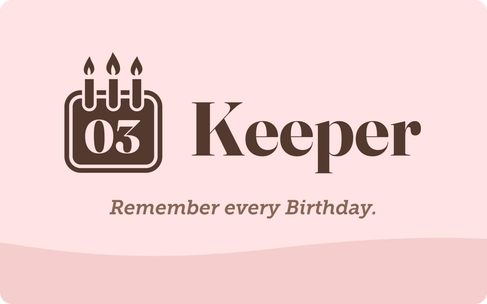 Keeper — remember every birthday