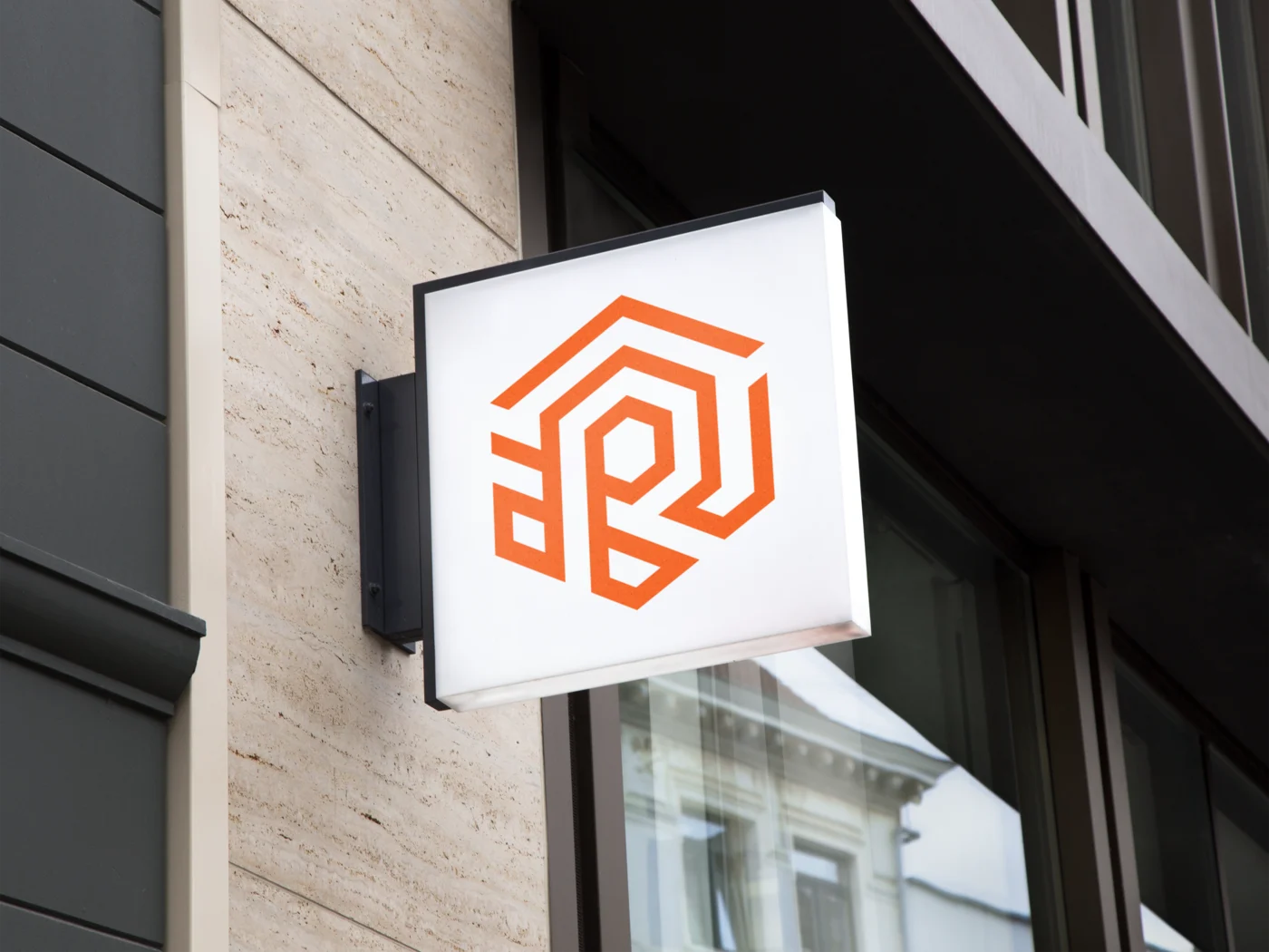 Paramore Real Estate, hanging wall sign